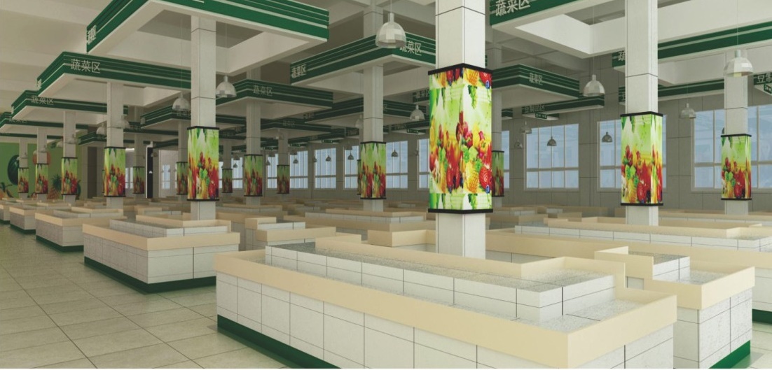 黎川县德心花园农贸市场室内装修及水电安装工程